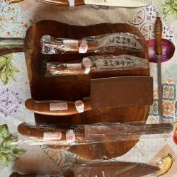 LOT DE COUTEAU CUISINE PLANCHE DECOUPE