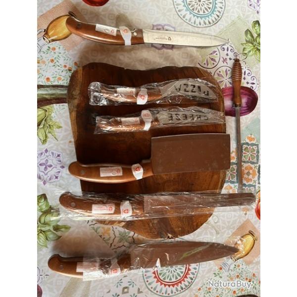 LOT DE COUTEAU CUISINE PLANCHE DECOUPE