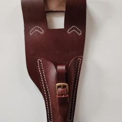 PORTE -FOUREAU EN CUIR POUR BA&Iuml;ONNETTE LEBEL