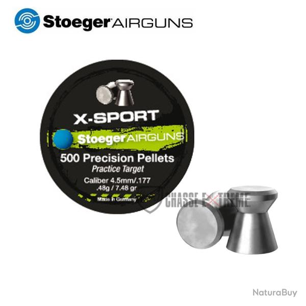 500 Plombs STOEGER AIRGUNS X-Sport Cal 4,5 mm Plate