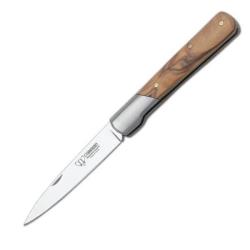Couteau pliant Cudeman manche 11cm olivier avec mitre