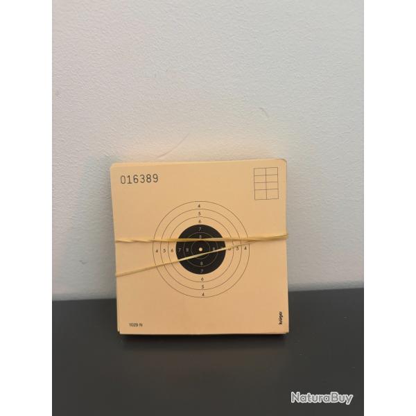 lot de 45 cibles UFOLEP 10m