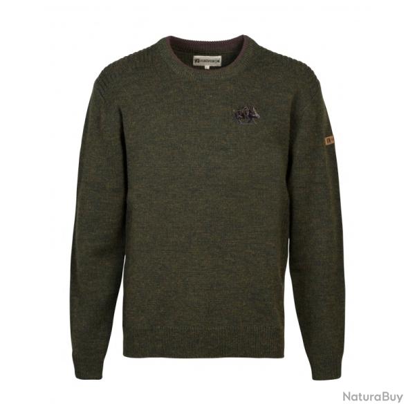 Pull de chasse Enfant Percussion col Rond Broderie Sanglier - TAILLE 14 ANS