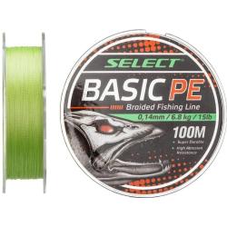 Tresse Select Basic Pe 4X 100m 0,18mm Light Green 100m 9,9kg