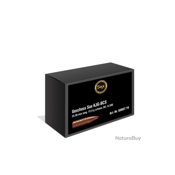 Projectiles SAX en 9,52 mm (.375 Fl. Mag. N.E.) KJG-BCS boite de 25x