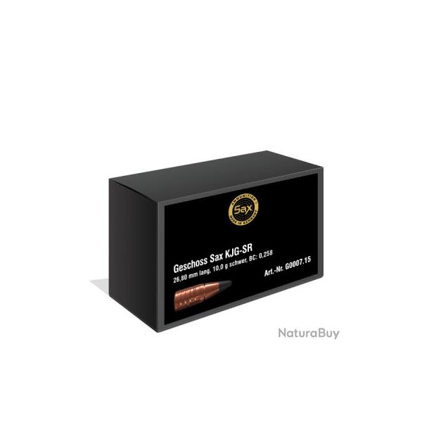 Projectiles SAX en 9,52 mm (.375 Fl. Mag. N.E.) KJG-SR boite de 50x