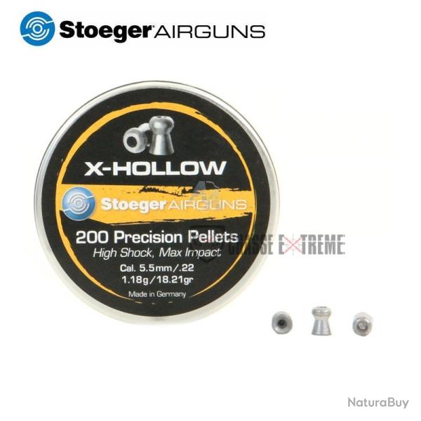 200 Plombs STOEGER AIRGUNS X-Hollow Cal 5.5mm