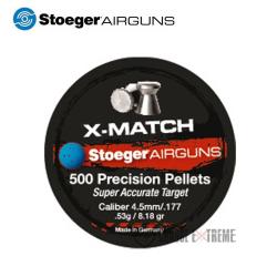 500 Plombs STOEGER AIRGUNS X-Match Cal 4.5mm Plate