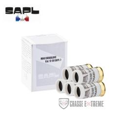 5 Cartouches &agrave; Blanc SAPL Mini-Carablanc Cal 12/50