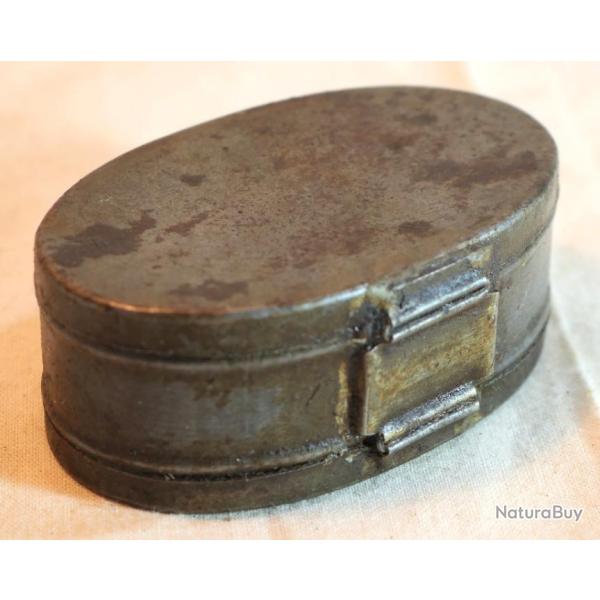 FRANCE 1940 - boite de graisse pied armement mod�le r�glementaire arm�e fran�aise B - WWII