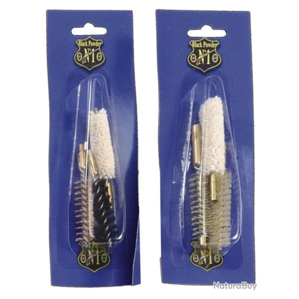 Lot de 3 Brosses avec Embout M�le Calibre 44.50 - Davide Pedersoli