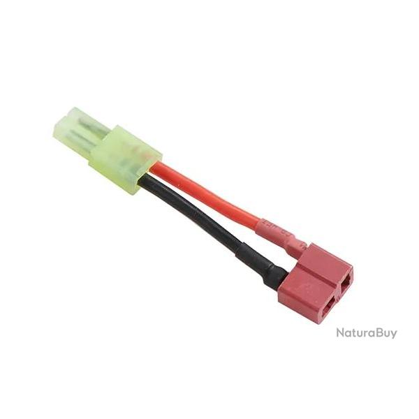 Adaptateur Tamiya M�le vers Deans Femelle - Lancer Tactical