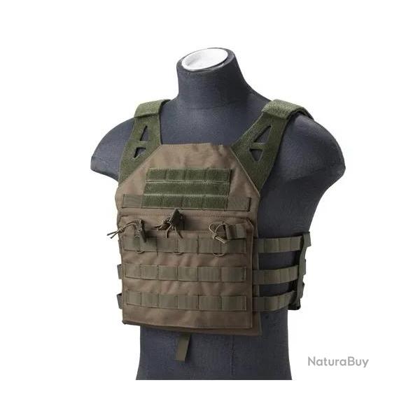 Veste type JPC Molle � R�tention OD Vert Lancer Tactical