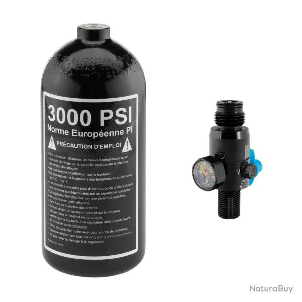 Pack Bouteille Aluminium 0,8L et Preset Dye 3000 PSI Sport Attitude