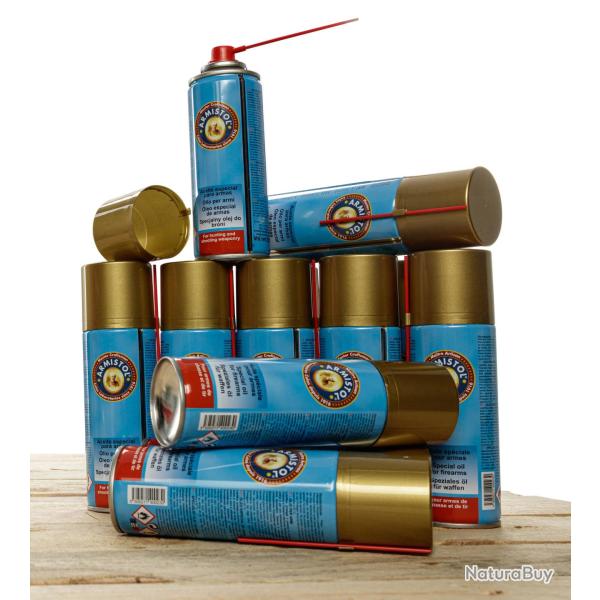 Pack de 24 A�rosols d'Huile Armistol Spray 200ml pour Arme