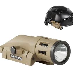 Lampe Tactique pour Casque HML Noir Inforce