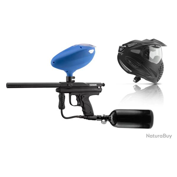 Pack Marqueur Legion Riot 2 Cal.68 avec Bouteille, Masque et Loader - Swap