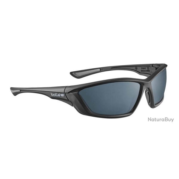 Lunettes de Soleil Boll� Safety Swat Verres Fum�s Platinium avec �tui