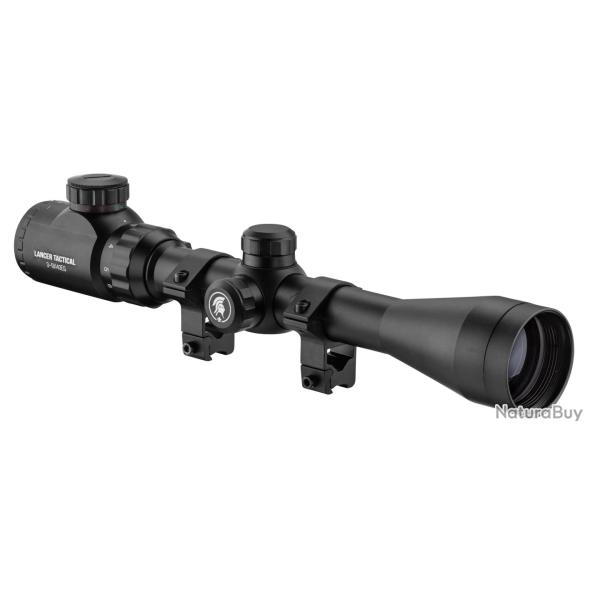 Lunette de Vis�e 3-9x40 EG Illumin�e Rouge et Vert avec Montage 11mm Lancer Tactical