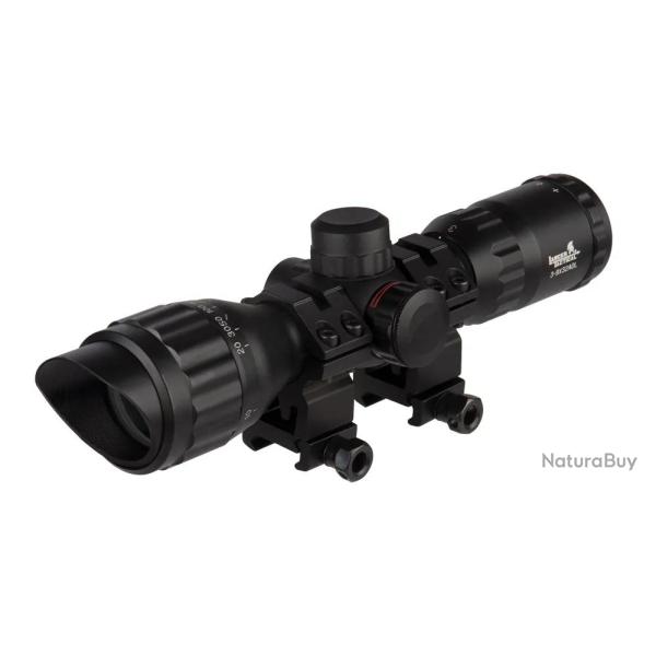 Lunette de Vis�e 3-9x32 AOL R�ticule Mil-Dot Lumineux Rouge et Vert - Lancer Tactical