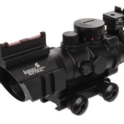 Lunette de Vis&eacute;e 4x32 R&eacute;ticule Rouge, Vert et Bleu - Lancer Tactical