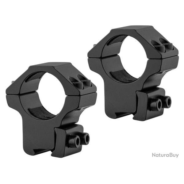 Colliers de Montage Hauts 25.4 mm pour Rail 11 mm � 2 Vis - RTI Optics