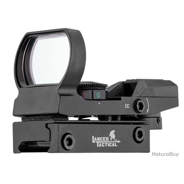 Point Rouge M�tal Reflex 4 R�ticules Rouge / Vert - Lancer Tactical