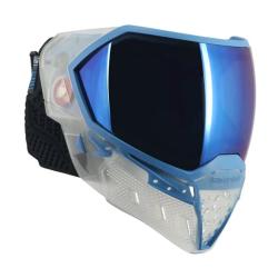 Masque EVS Crystal SE Clair/Bleu avec Lentille Miroir Bleue - Empire