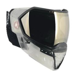 Masque EVS Crystal SE Clair/Noir avec Lentille Chrom&eacute;e Noire HD Empire