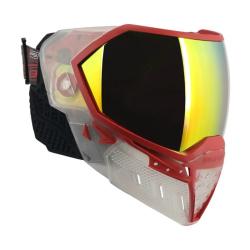 Masque EVS Crystal SE Clear/Red avec Lentille Fire Mirror Empire