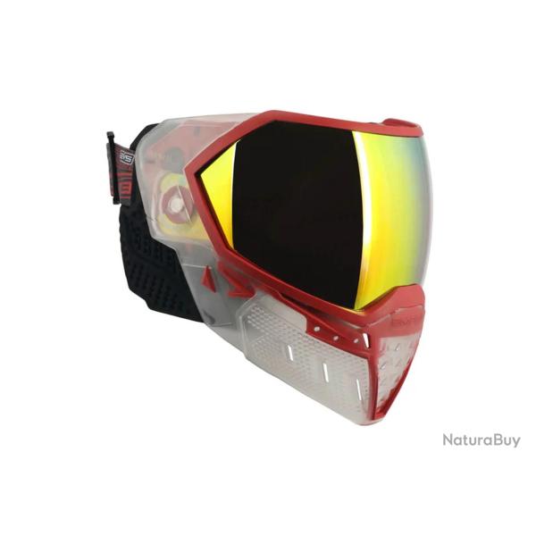 Masque EVS Crystal SE Clear/Red avec Lentille Fire Mirror Empire