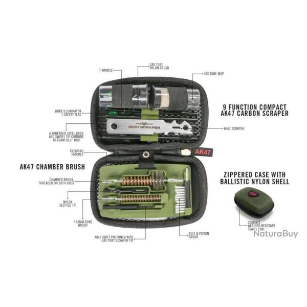 Kit de Nettoyage en Mallette pour AK47 - Real Avid