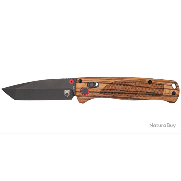 CBZWDBLTBLK - Couteau pliant Lame 76mm Manche Zebrawood