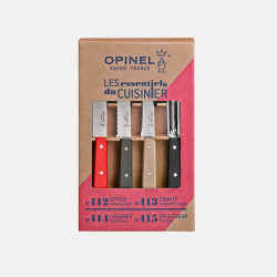 Opinel Les Essentiels Loft - Coffret 3 couteaux + &eacute;plucheur