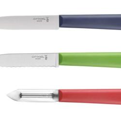 Opinel Les Essentiels+ - Coffret Trio 3 pi&egrave;ces
