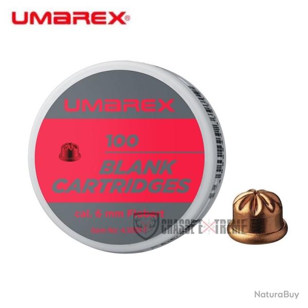 100 Cartouches UMAREX Cal 6 mm Flobert