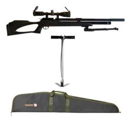 PACK11 M25 PCP CARABINE + BIPIED SNOWPEAK Cal. 6,35 mm + Lunette 4-16 X 40A Mildot illumin&eacute; 19,9 J.