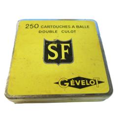BOITE DE 250 CARTOUCHES 22 DOUBLE CULOT Gevelot    categorie C
