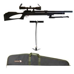 PACK11 M25 PCP CARABINE + BIPIED ARTEMIS Cal.6,35 mm + Lunette 4-16 X 40AO Mildot illumin&eacute; 19,9 J.