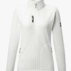 Veste Polaire Randonn&eacute;e Femme Millet "SENECA POLAR JKT W" S Blanc