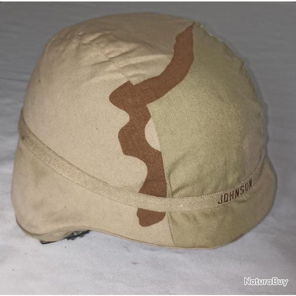 Casque Kevlar M-1 US ARMY helmet Troops Gi balistique 92 Dessert Storm