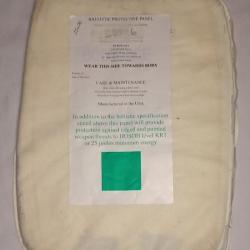 Plaque protection balistique USA NIJ niveau 2