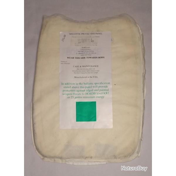 Plaque protection balistique USA NIJ niveau 2