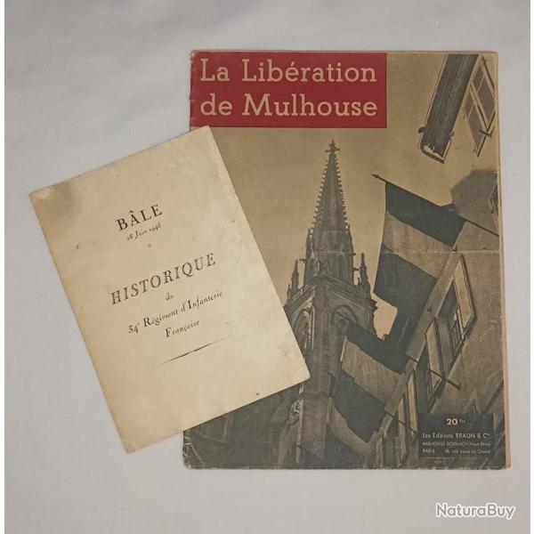 Revue lib�ration MULHOUSE 1945 troupes de la france libre