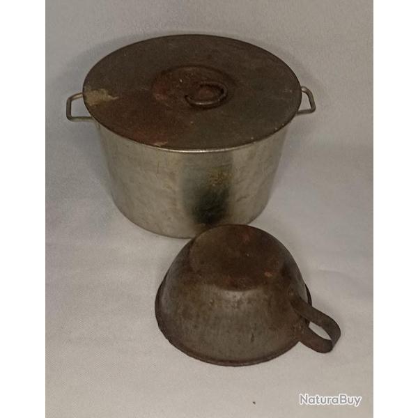 Gamelle 1852 quart 1865 �quipement paquetage poilu guerre 14/18 WW1