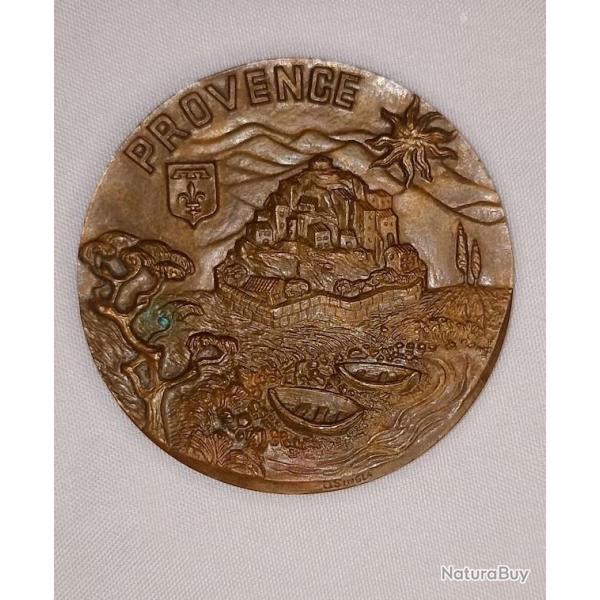 M�daille bronze pilote Rallye Automobile PEYPIN 1970