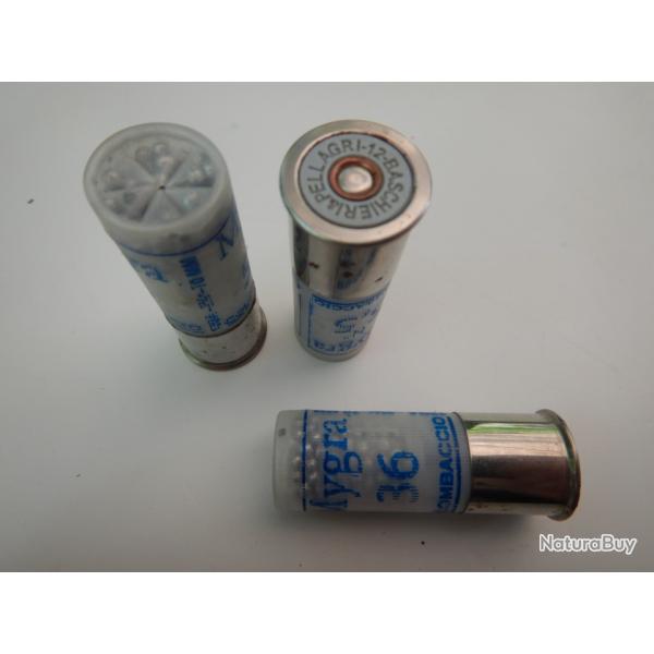 Cartouche Cal.12 / 70 BASCHIERI & PELLAGRI / Culot atypique / Cartouche haut de gamme ITALIE