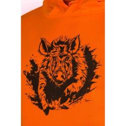 Sweat Treeland Orange Sanglier Taille S - Somlys