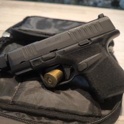 Pistolet d'occasion Springfield Armory Hellcat OSP TB compens&eacute; Cal.9x19