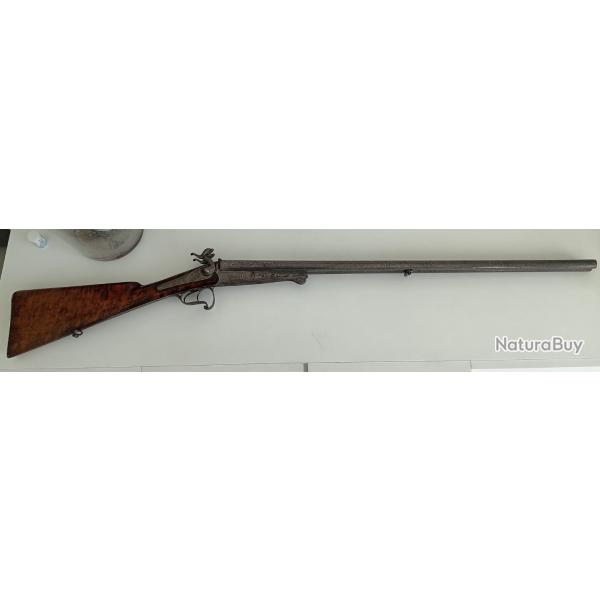 FUSIL A BROCHE JUXTAPOSE ETAT SUPERBE